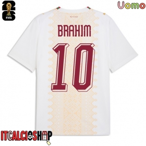 Marocco Brahim Diaz #10 Seconda Maglia Mondiali 2026 Manica Corta